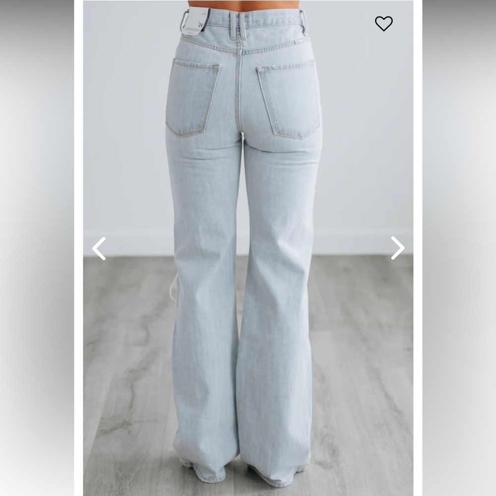 KanCan Blue Flare Wide Leg Jeans